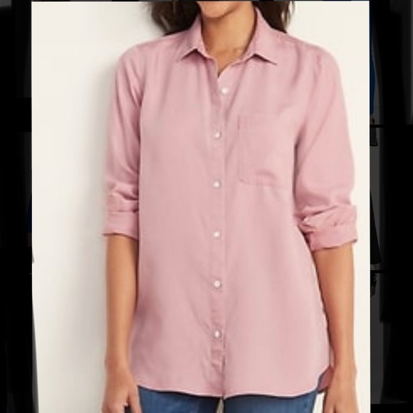 Old Navy Tops - 💕OLD NAVY Flannel Tunic: Pink💕